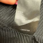 Free People Dress Womens X Large Black Ribbed Asymmetrical Hem Long Sleeve Photo 7