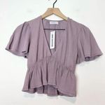 Urban Outfitters ✨Uo Rori Ribbed Plunging Babydoll Top✨ Photo 1