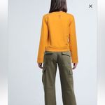 Patrizia Pepe Crew Neck Fleece Sweatshirt In Yellow Size 0 Organic Cotton Photo 1