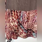 Buckle  BKE Boutique Small Printed Lace Blouse Casual Chiffon Multicolor Eclectic Photo 11