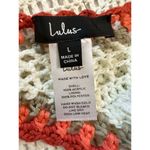Lulus  Crochet Summer Day Crop Halter Top Photo 4