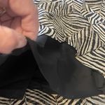 Jones New York VTG 100% Silk Zebra Print Sleeveless Dress Size 4 Made in Korea Photo 8