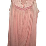 Vintage‎ Vanity Fair Nylon Nightgown Pink Size L Photo 0
