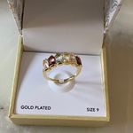 Charter Club NWT 
Gold-Tone Multicolor Crystal Ring. Photo 2