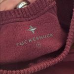 Tuckernuck Cable Knit Reid Sweatshirt in burgundy Medium Red Photo 6