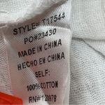 Entro  Oversized Gauze Color Block Button Up Shirt White Grey Purple Small Photo 9