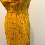 Pink republic  Yellow Floral Boho Mini Dress – Size M Photo 3