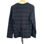 Humanoid Womens Jacket Black Textured Minimalist Cotton Indie Office Medium Photo 2