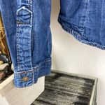 Juicy Couture Blue Denim Button Up Long Sleeve Western Cowgirl Blouse Top M Photo 2
