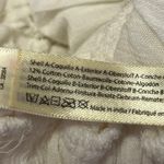 Free People Adella White Lace Peplum Sleeveless Cami Camisole Crop Tank Top L Photo 3