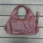 Banana Republic Tan Brown Leather  Shoulder Bag Purse Hobo Bag w/ Tassel Zipper Photo 1