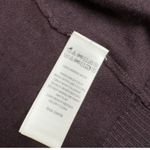 Cynthia Rowley  Cardigan Womens X Small Purple ExtraFine Merino Wool Photo 3