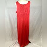 Avenue  coral crotchet lace maxi dress size 18/20 Photo 3