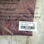 Ruby Ribbon Gilded Tiger V Neck Tank Style 2025 Cherry Lacquer Sz 32 Purple Photo 2