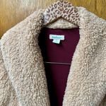Sundance Gingerbread Sherpa Cozy Teddy Toggle Closure Long Coat Tan Small S Photo 7