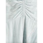Vince Asymmetric ruched crushed-velvet midi skirt Photo 1