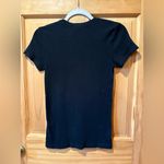 Ralph Lauren  Black Form Fitted 100% cotton Tee Shirt with Logo size M GUC Photo 3