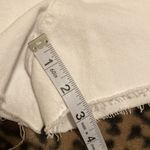 ZARA  Shorts White Jean Shorts Women’s Size 12 Distressed Edging Side Slit Shorts Photo 12