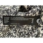 Eileen Fisher Silk/ Cotton Sleeveless Black & White Print Shirt Size Medium Photo 4