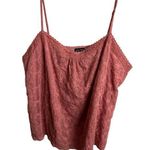 City Chic  Spaghetti Strap Lace Overlay Top Embroidered V-neck Dainty Soft Sz 22 Photo 0
