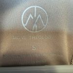 Move Theology Ribbed Longline Sports Bra With Removable Padding Size Small Tan Photo 2
