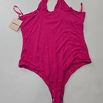 superdown Gene Cross Front Bodysuit in Pink Photo 10