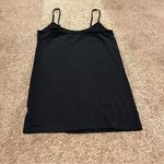 One Step Up Black Spaghetti Strap  Tank Top Photo 6