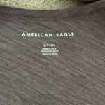 American Eagle Outfitters Brown Babydoll Tie-Back Tee Photo 3
