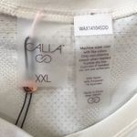 Calia by Carrie Calia Women's Seamless Long Sleeve Race Length Top in Ivory Ombre size XXL NWT Photo 3