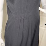 Zella Tank Dress Size M Womans Black Ribbed Sleeveless Activewear. #65 Photo 5