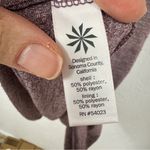 Athleta  Purple Heathered Sweater Dress Womens M Mini Gorpcore Casual Long Sleeve Photo 5