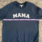 Isabel Maternity by Ingrid & Isabel Graphic Maternity Sweatshirt Blue Size undefined Photo 6