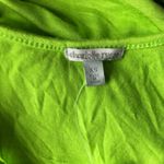 Charlotte Russe Neon Green with Sequin Tank Top XS Photo 6