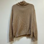 Wooden Ships Cowl Neck Knit‎ Sweater Beige Tan Wool Parisian Preppy Staple M/L Size undefined Photo 3