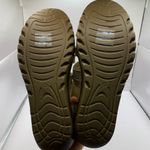 Skechers  Memory Foam Slingback Platform Wedge Beige Suede Sandals Women's Sz10 Photo 6