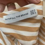 Faithfull the Brand Fortelina Nude Striped Tie-Back Crop Top Photo 9