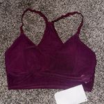 Fabletics Purple Braided Strap Bra Photo 0