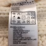 Forever 21 Off-white acrylic/wool blend cable knit sweater. Photo 4