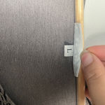 Bryn Walker  black and grey midi Lagenlook dress size large Photo 4