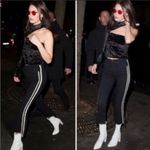 MOTHER Insider Striped Crop Step Photo 3