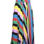 Long one shoulder dress multi colored Red Size 8 Photo 5