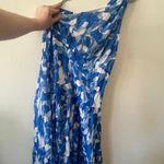 Billy J Blue Floral Dress Size 16 Photo 2