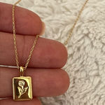 Altar'd State NEW Altar’d State Arula Gold Flower Necklace NWT Photo 0