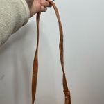 Baggu  Anthropologie Delphine Leather Circle Bag Crossbody‎ Purse Rose Gold Photo 8