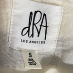 dRA Los Angeles Black White Striped Open Cropped Cardigan Jacket Textured Small Photo 3