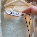 ZARA  Denim Romper White Photo 2