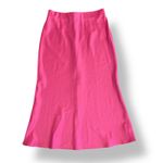 Pants Store Satin Midi Skirt Womens Size L Pink Party Boho Size L Photo 0