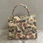 RARE Osprey LONDON By Graeme Ellisdon FLORAL Leather HANDBAG VINTGE retro EUC Photo 8