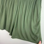 Torrid Wrap Skirt Skort Sz 2X Olive Green O Ring Short Flowy Photo 10