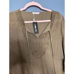 AI'MAGE Swimsuit Cover Up Women's Size Small New with Tags Brown Puff Sleeve Photo 3